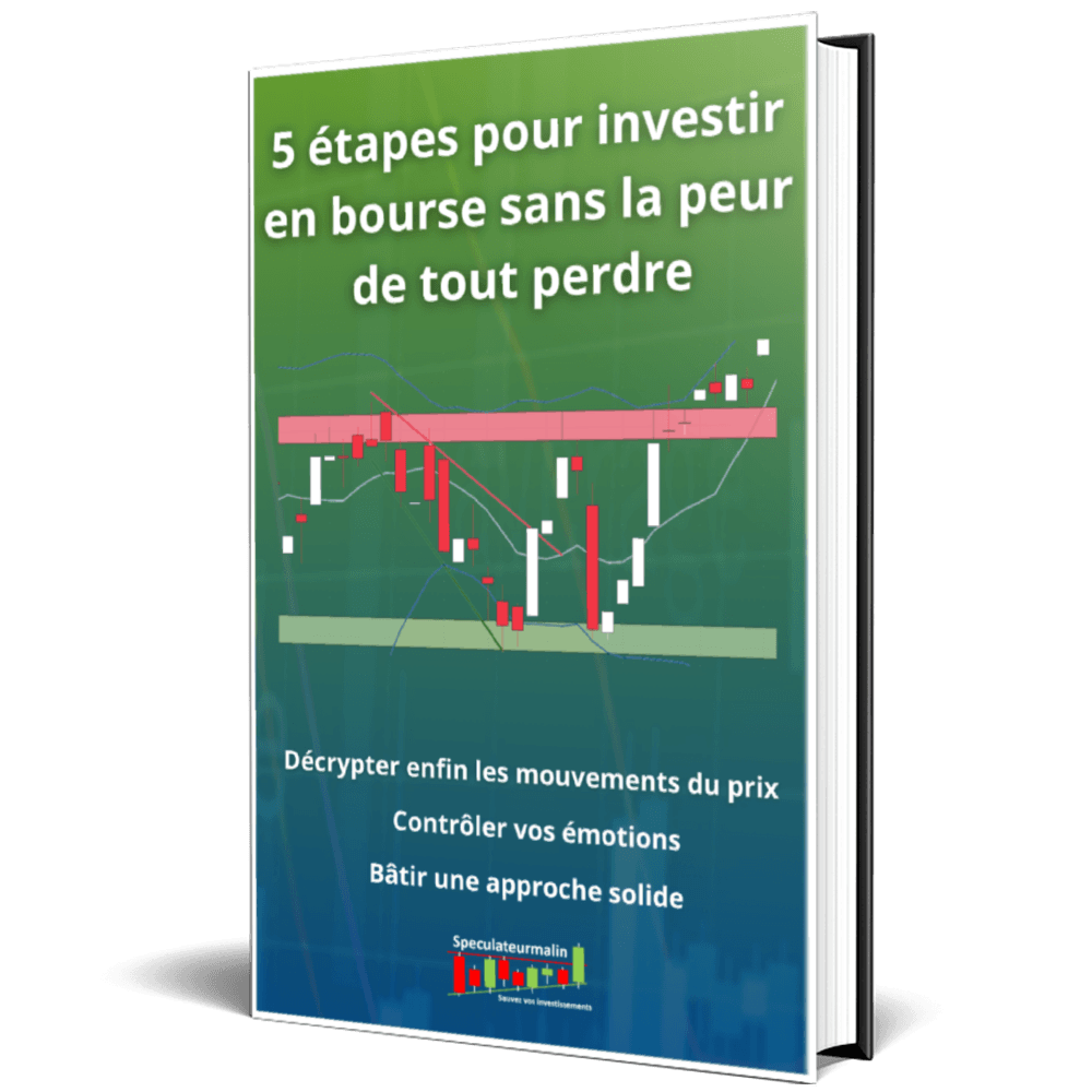 Couverture guide Guide pdf pour investir en bourse sans la peur de tout perdre