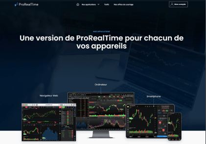 Plateforme boursière Pro Real Time